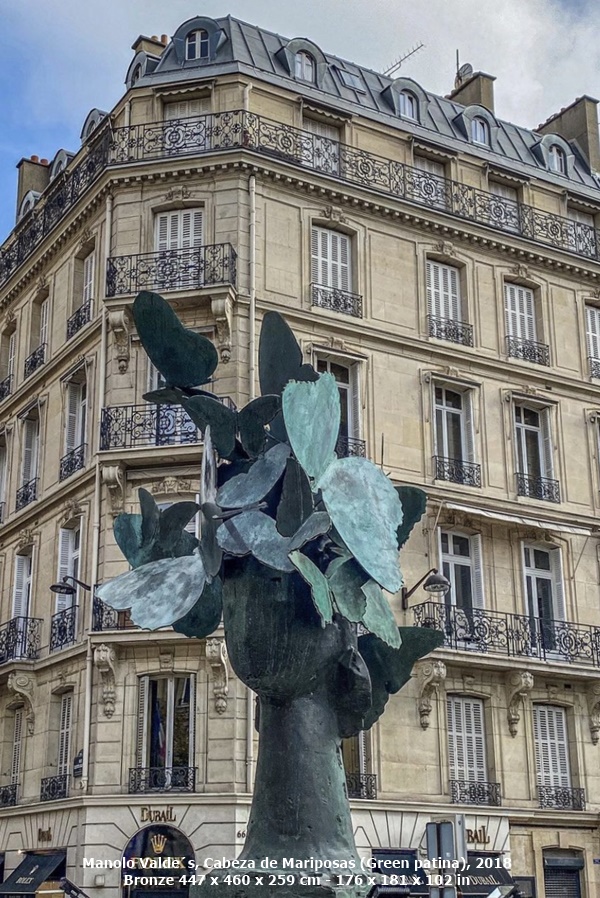 Manolo Valdés, Cabeza de Mariposas (Green patina), 2018
Bronze
447 x 460 x 259 cm - 176 x 181 x 102 in