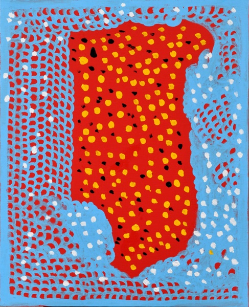 Every Day I Pray for Love, 2023, Acrylic on canvas, 65.2 x 53 cm