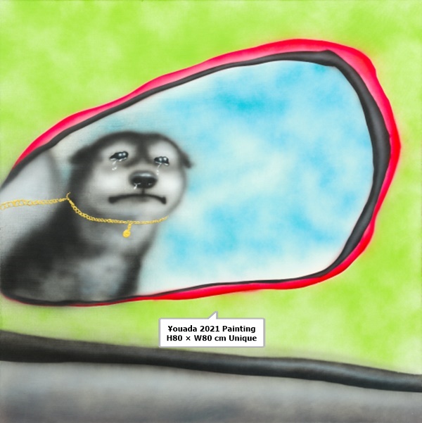 click to enlarge- double click to reduce ¥ouada 2021 Painting
H80 × W80 cm Unique