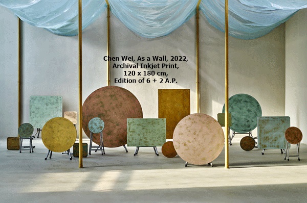 click to enlarge- double click to reduce Chen Wei, As a Wall, 2022, Archival Inkjet Print, 120 x 180 cm, Edition of 6 + 2 A.P.