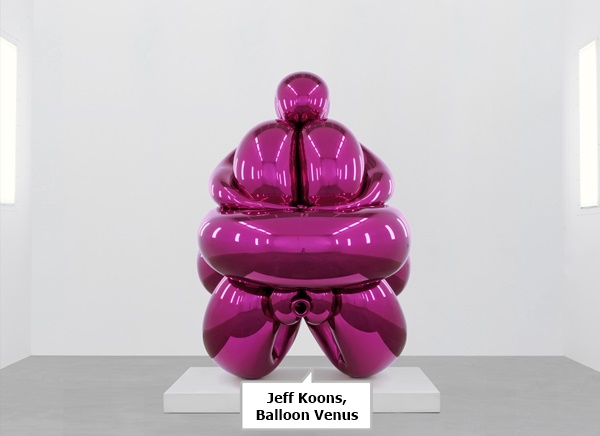 click to enlarge- double click to reduce Jeff Koons, Balloon Venus