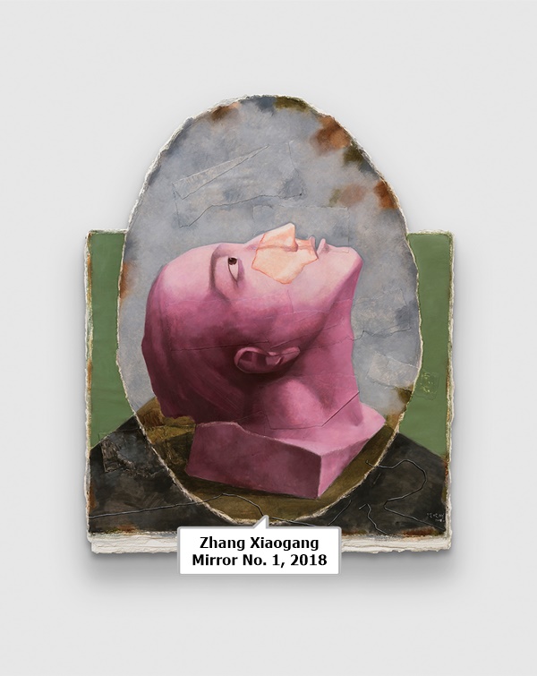 click to enlarge- double click to reduce Zhang Xiaogang
Mirror No. 1,
2018