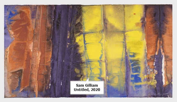 click to enlarge- double click to reduce Sam Gilliam
Untitled, 2020