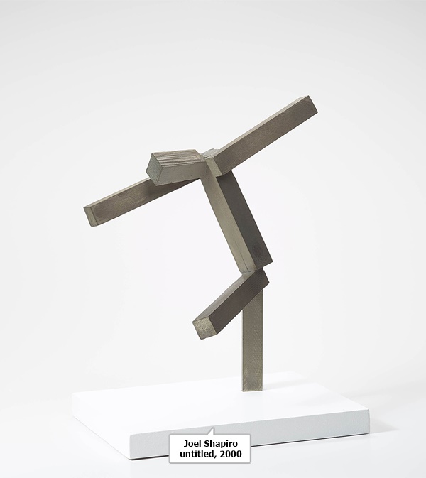 click to enlarge- double click to reduce Joel Shapiro
untitled, 2000