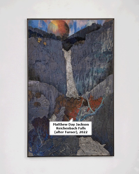 Matthew Day Jackson
Reichenbach Falls (after Turner), 2022