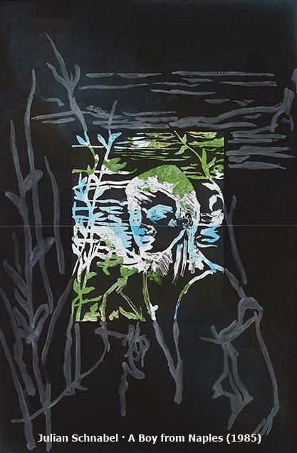 click to enlarge- double click to reduce Julian Schnabel · A Boy from Naples (1985)