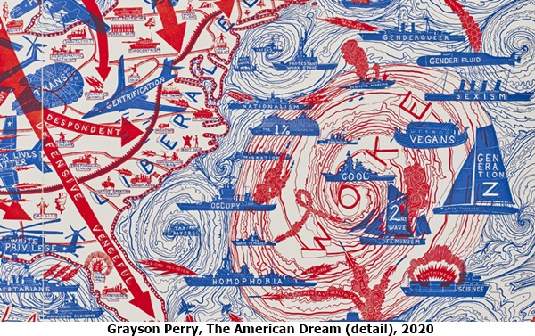 Grayson Perry, The American Dream (detail), 2020
