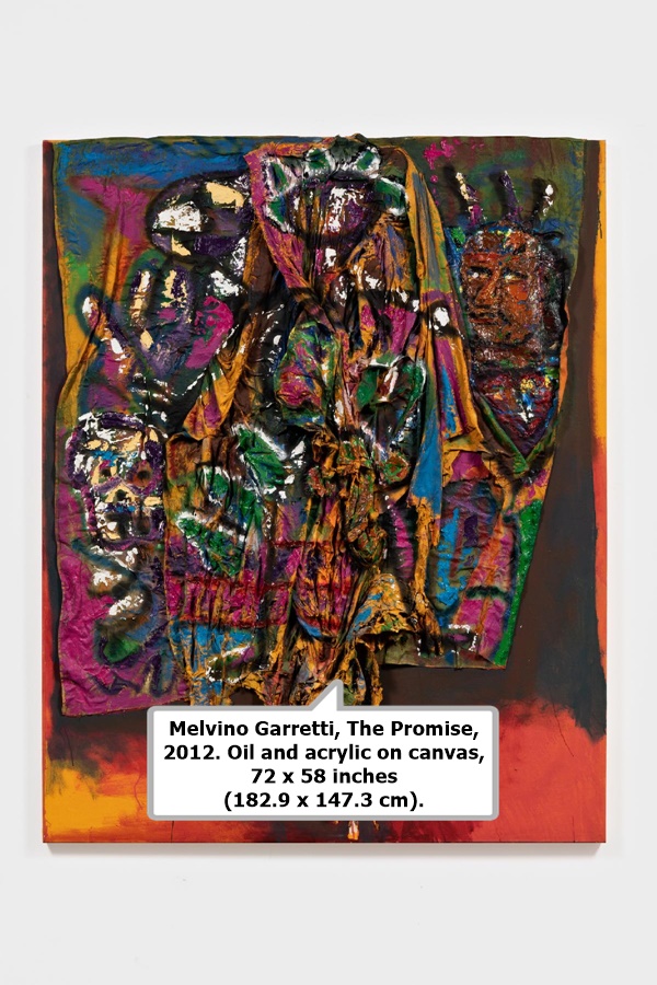 click to enlarge- double click to reduce Melvino Garretti, The Promise, 2012. Oil and acrylic on canvas, 72 x 58 inches (182.9 x 147.3 cm).