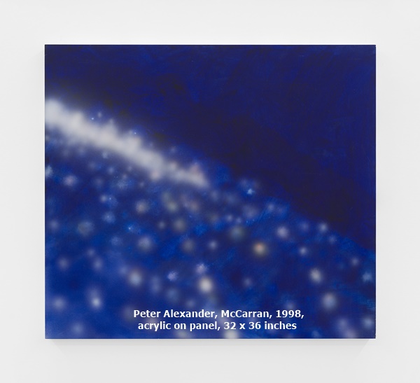 Peter Alexander, McCarran, 1998, acrylic on panel, 32 x 36 inches