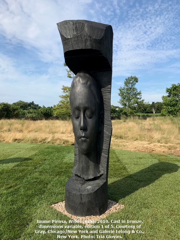 Jaume Plensa, Wilsis (oak), 2019. Cast in bronze, dimensions variable, edition 1 of 5. Courtesy of Gray, Chicago/New York and Galerie Lelong & Co., New York. Photo: Tria Giovan.
