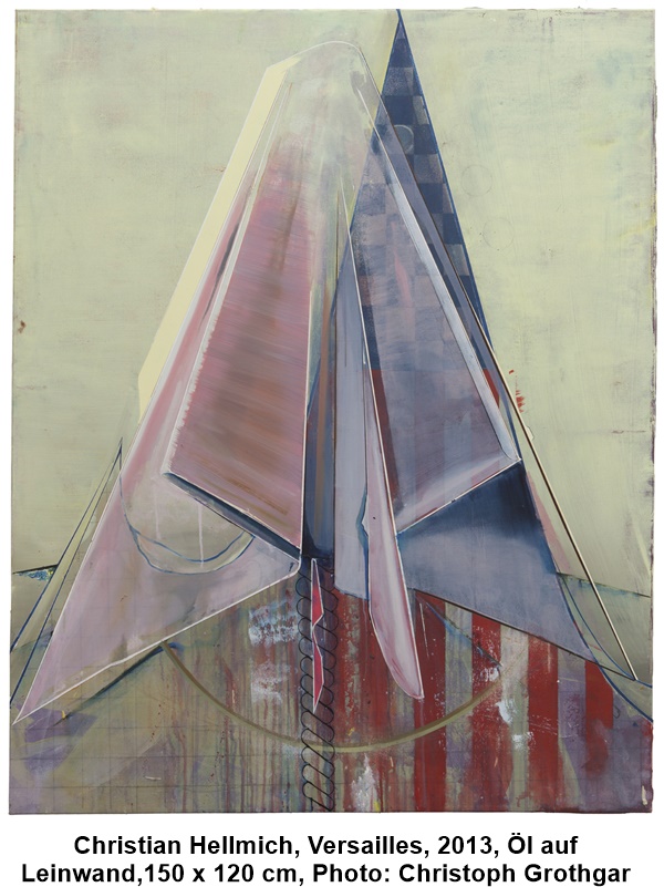 Christian Hellmich, Versailles, 2013, Öl auf Leinwand,150 x 120 cm, Photo: Christoph Grothgar