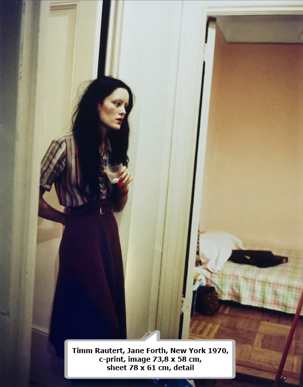 click to enlarge- double click to reduce Timm Rautert, Jane Forth, New York 1970, c-print, image 73,8 x 58 cm, sheet 78 x 61 cm, detail