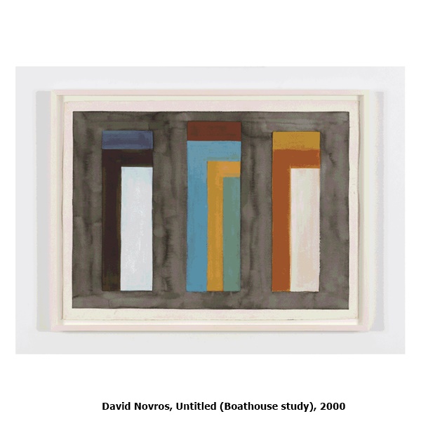 David Novros, Untitled (Boathouse study), 2000