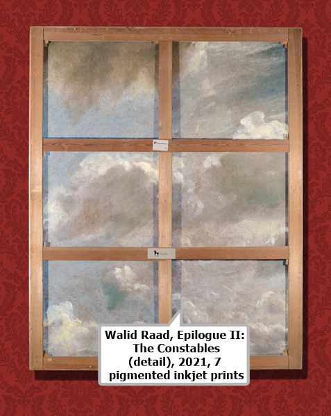 click to enlarge- double click to reduce Walid Raad, Epilogue II: The Constables (detail), 2021, 7 pigmented inkjet prints