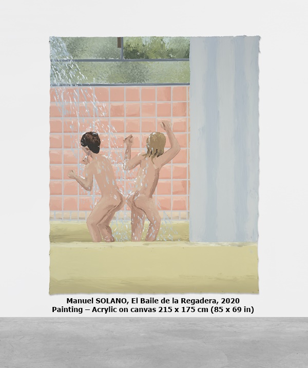 click to enlarge- double click to reduce Manuel SOLANO
El Baile de la Regadera, 2020
Painting – Acrylic on canvas
215 x 175 cm (85 x 69 in)