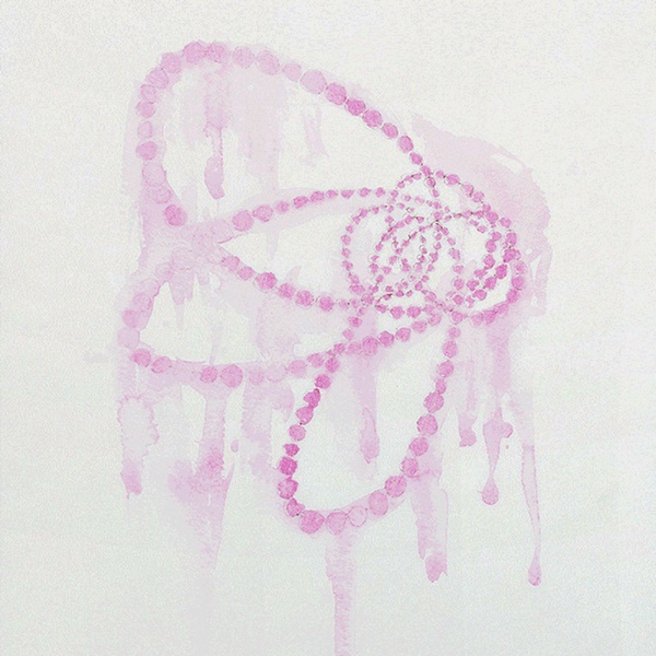 Jean-Michel Othoniel Kiku - Botaniro (Tree peony color), 2020. Monotype on Japanese paper. Unframed : 14 3/16 x 9 7/16 inch / Unframed : 36 x 24 cm. Courtesy of the artist & Perrotin.