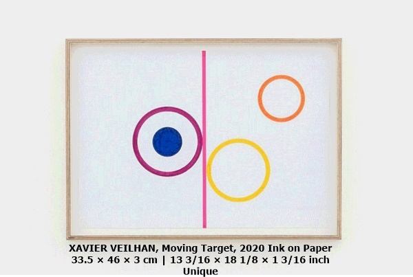 click to enlarge- double click to reduce XAVIER VEILHAN
Moving Target, 2020
Ink on Paper
33.5 × 46 × 3 cm | 13 3/16 × 18 1/8 × 1 3/16 inch
Unique