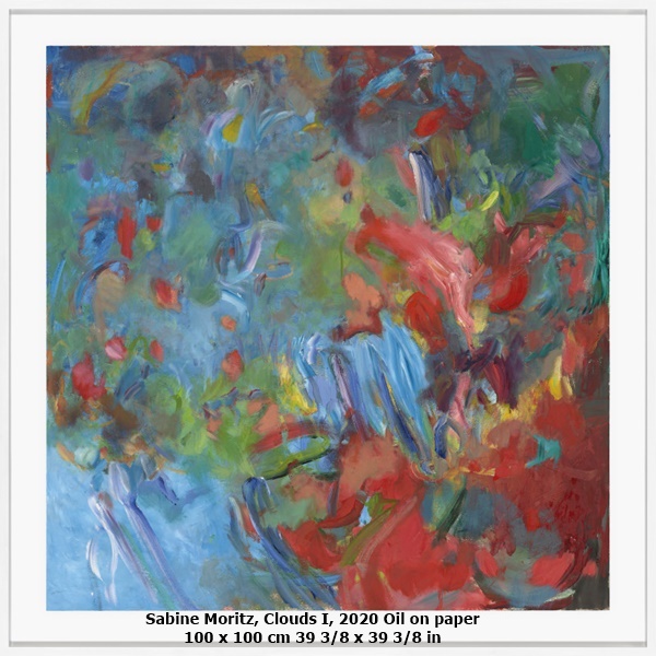 click to enlarge- double click to reduce Sabine Moritz, Clouds I, 2020 Oil on paper
100 x 100 cm 39 3/8 x 39 3/8 in