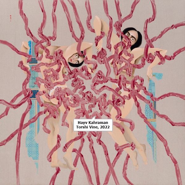 click to enlarge- double click to reduce Hayv Kahraman
Torshi Vine, 2022