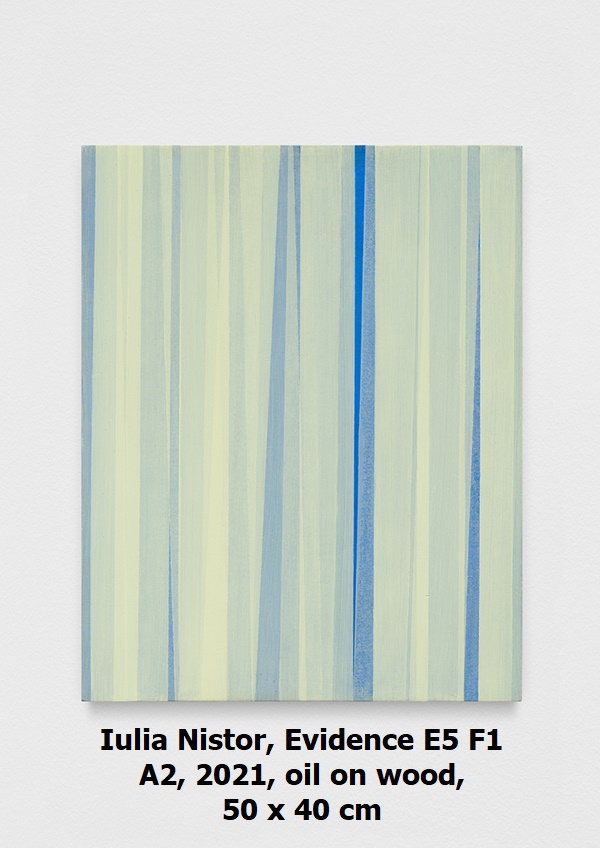 click to enlarge- double click to reduce Iulia Nistor, Evidence E5 F1 A2, 2021, oil on wood, 50 x 40 cm