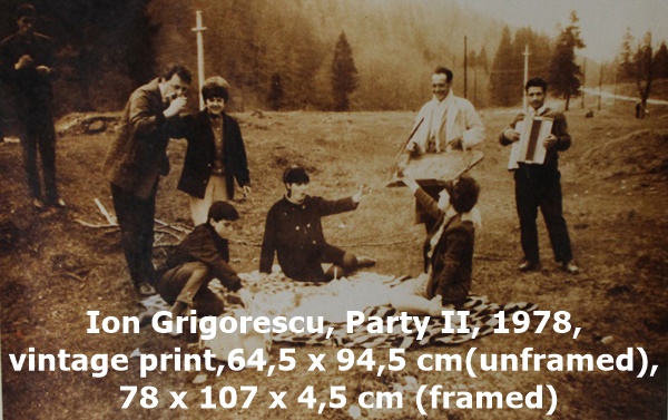 click to enlarge- double click to reduce Ion Grigorescu, Party II, 1978, vintage print, 64,5 x 94,5 cm (unframed), 78 x 107 x 4,5 cm (framed)