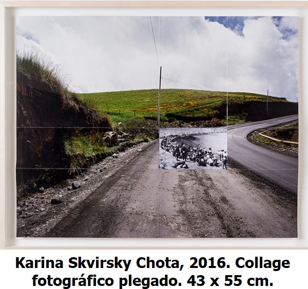 Karina Skvirsky Chota, 2016. Collage fotográfico plegado. 43 x 55 cm.