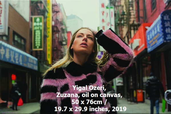 Yigal Ozeri, Zuzana, oil on canvas, 50 x 76cm / 19.7 x 29.9 inches, 2019 