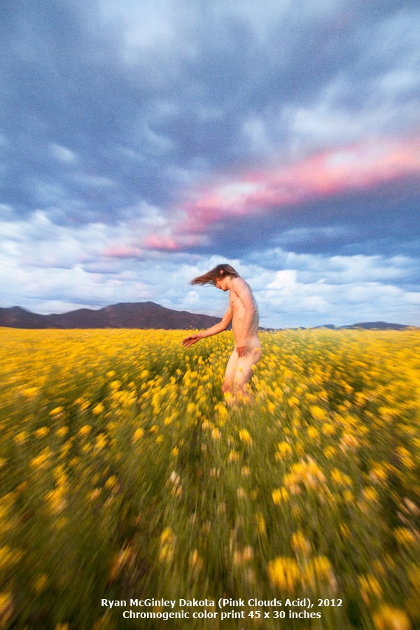 Ryan McGinley
Dakota (Pink Clouds Acid), 2012
Chromogenic color print
45 x 30 inches
