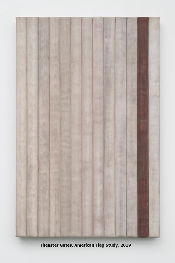 Theaster Gates, American Flag Study, 2019