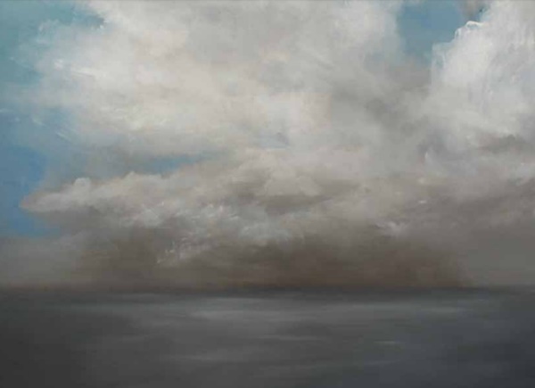 Oltremare, 2019
olio su tela
cm 200 x 200