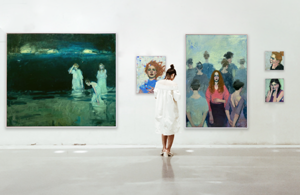 click to enlarge- double click to reduce Malcolm Liepke,New painting