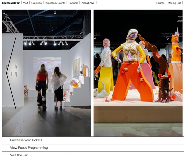 85 galleries at SEATTLE ART FAIR 2025, USA - July 17 > 20, 2025 @seattleartfair