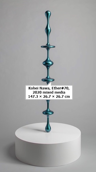 click to enlarge- double click to reduce Kohei Nawa, Ether#70, 2020
mixed media
147.3 × 26.7 × 26.7 cm