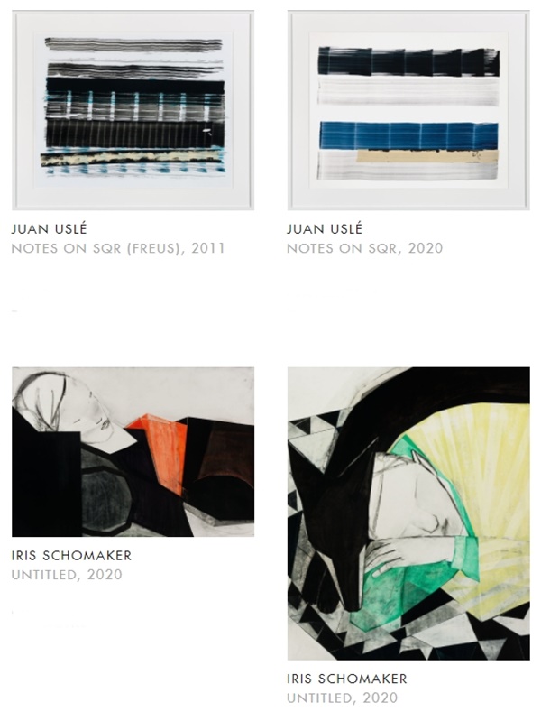 Juan Uslé, Iris Schomaker