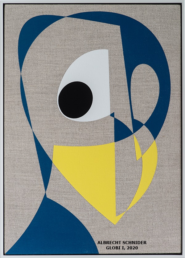 click to enlarge- double click to reduce ALBRECHT SCHNIDER
GLOBI I, 2020