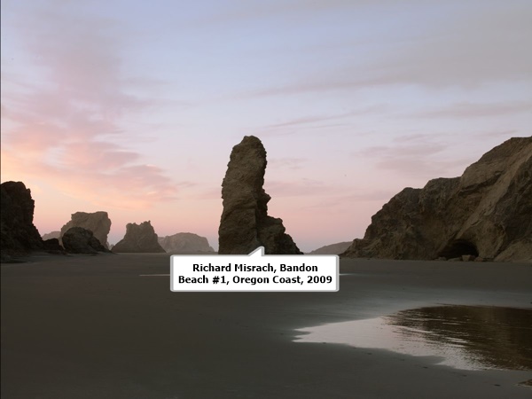 click to enlarge- double click to reduce Richard Misrach, Bandon Beach #1, Oregon Coast, 2009