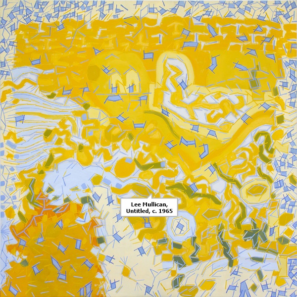 click to enlarge- double click to reduce Lee Mullican, Untitled, c. 1965