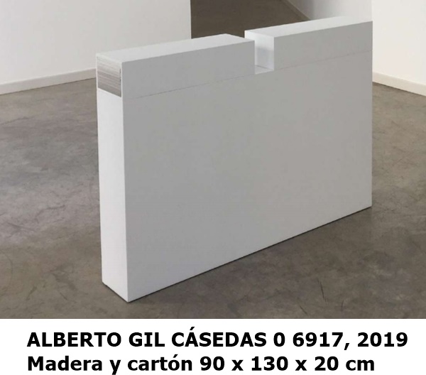 ALBERTO GIL CÁSEDAS 0 6917, 2019 Madera y cartón 90 x 130 x 20 cm