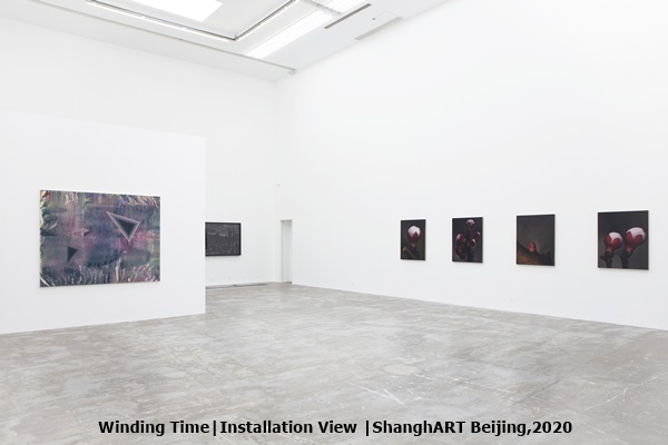 click to enlarge- double click to reduce Winding Time|Installation View | ShanghART Beijing,2020