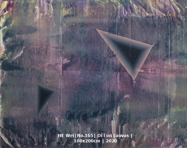 click to enlarge- double click to reduce HE Wei|No.165| Oi l on canvas | 160x200cm | 2020