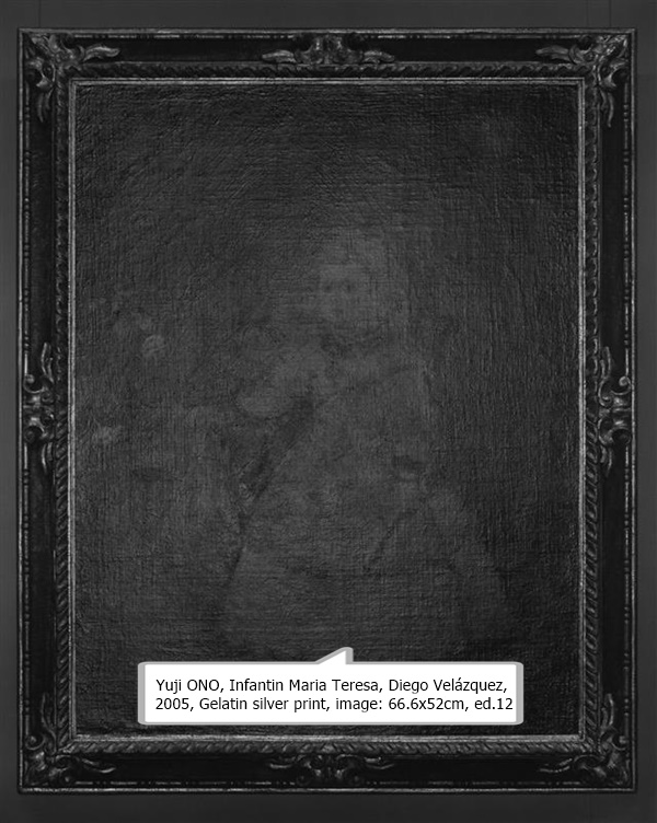 Yuji ONO, Infantin Maria Teresa, Diego Velázquez, 2005, Gelatin silver print, image: 66.6x52cm, ed.12