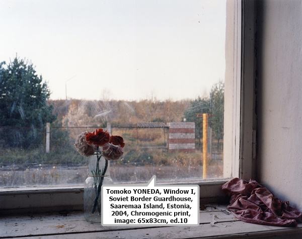 click to enlarge- double click to reduce Tomoko YONEDA, Window I, Soviet Border Guardhouse, Saaremaa Island, Estonia,
2004, Chromogenic print, image: 65x83cm, ed.10