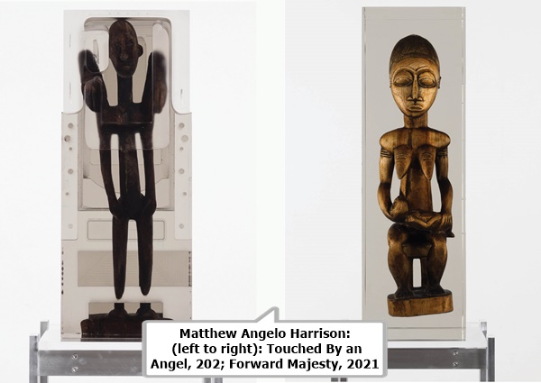 click to enlarge- double click to reduce Matthew Angelo Harrison: (left to right): Touched By an Angel, 202; Forward Majesty, 2021