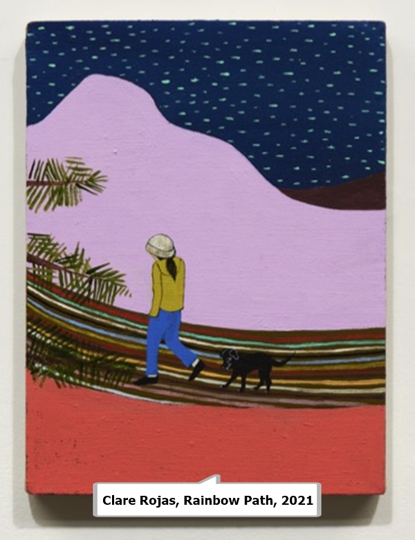 Clare Rojas, Rainbow Path, 2021.