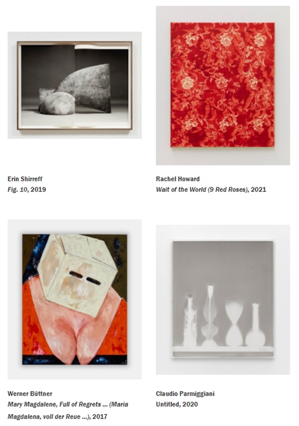 Erin Shirreff,Rachel Howard, Werner Büttner,Claudio Parmiggiani  