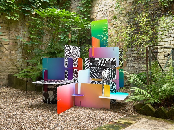 click to enlarge- double click to reduce Installation views 'New Raw Green', Sim Smith, London, July 2020