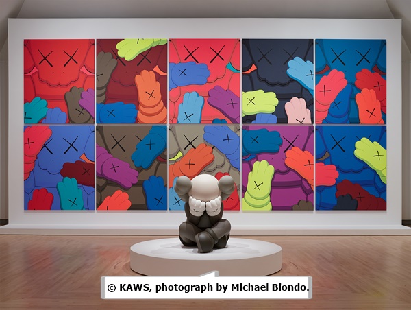 click to enlarge- double click to reduce © KAWS, photograph by Michael Biondo.