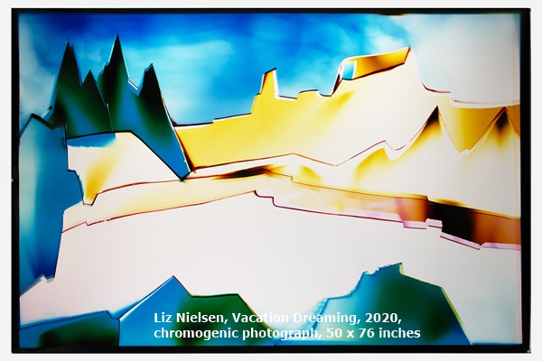 click to enlarge- double click to reduce Liz Nielsen, Vacation Dreaming, 2020, chromogenic photograph, 50 x 76 inches