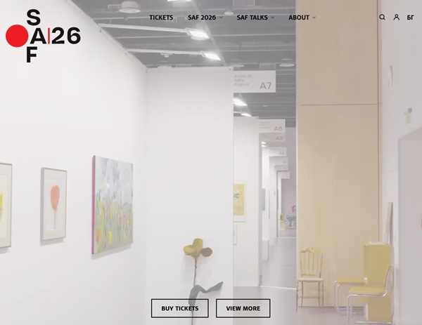 click to enlarge- double click to reduce 27 galleries at Sofia Art Fair 2026 , BULGARIA - October 8 > 11, 2026 @sofiaartfair