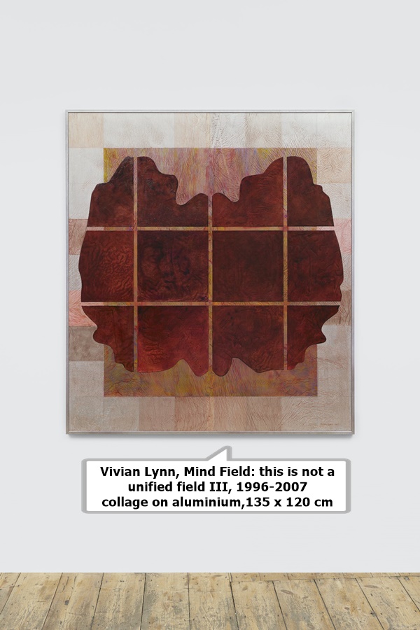 Vivian Lynn

Mind Field: this is not a unified field III, 1996-2007

collage on aluminium,

135 x 120 cm